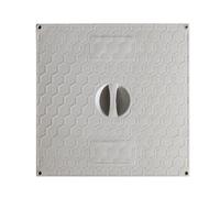 Boîte de jonction étanche extérieur pour câbles électriques puits de terre électrique coffret électrique pour extérieur boîtier étanche enterrée plastique regard cable (Couvercle de regard 283x283mm)