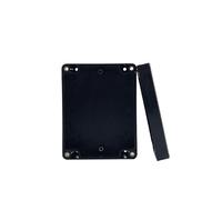 Boîte de jonction étanche extérieure ignifuge noire, en matériau ABS, avec indice de résistance à l'eau IP67(ZR-F3-H)