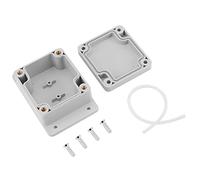 Boîte de Jonction étanche IP65 étanche à la Poussière Boîte de Jonction Carrée Boîte de Jonction électrique Boîtier de Câble Extérieur ABS Boîte de Jonction pour Projet(89 * 59 * 35mm)