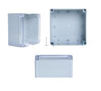 Boîte de jonction étanche IP67, boîte électrique extérieure, couvercle transparent, boîte scellée en plastique ABS, boîte étanche for instruments(175x175x100mm)
