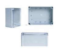 Boîte de jonction étanche IP67, boîte électrique extérieure, couvercle transparent, boîte scellée en plastique ABS, boîte étanche for instruments(200x150x100mm)