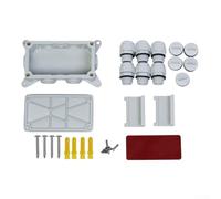 Boîte de jonction étanche IP68, 2P, 3P, 5P, pour connecteur de câble électrique extérieur WAGO221, étanche et résistant aux UV, installation facile sans outils, design compact pour une utilisation en