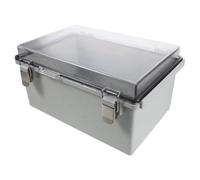 Boîte de Jonction Étanche pour Câblage Extérieur, Couvercle Transparent | Plastique, Montage Mural, Plusieurs Diamètres de Câble, Rails Standards, Chantiers de Rénovation et Nouveaux Câblages