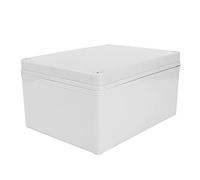 Boîte de Jonction Extérieure avec Plaque de Montage Boîte de Projet électrique étanche IP67 Boîte de Jonction D'alimentation en Plastique ABS 200 X 150 X 100 Mm Gris