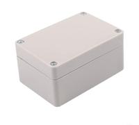 Boîte de jonction extérieure étanche IP65, boîtier en plastique ABS avec ports de câble à vis, conçue pour des connexions électriques sécurisées et une résistance aux intempéries