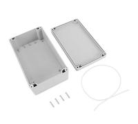 Boîte de Jonction Externe en Plastique, 200×120×75mm ABS Etanche la Poussière IP65 Boîtier de Derivation Boîtier de Projet Electrique Universel pour une Utilisation Extérieur avec Accessoires