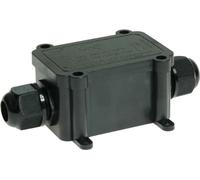 Boîte de jonction hermétique en saillie noire IP68 W-00403