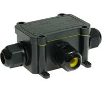 Boîte de jonction hermétique pour montage en surface noir 3x1,5mm 16A IP68 W-00405