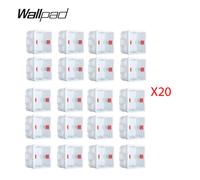 Boîte de jonction interne murale ignifuge 86x86, pour prise de commutateur 3*3 EU UK, Wallpad, Cassette de câblage en béton réglable 2 Unit