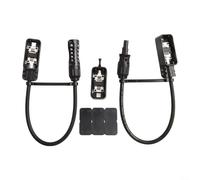 Boîte de jonction photovoltaïque, 1500 V/30 A, connecteur de confluence à 3 panneaux solaires avec indice IP67 et capacité 12 AWG pour une utilisation en extérieur dans des environnements difficiles