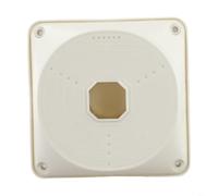 Boîte de Jonction Plafond Dôme pour Caméra - Câbles Surveillance IP68 Étanche Nylon PA66 Résistant UV Installation Murale 130x130x40mm