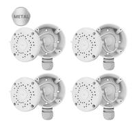 Boîte de jonction pour câble de caméra de sécurité, support universel pour caméras ballet, boîtier étanche en aluminium durable pour système de surveillance extérieur (lot de 4)