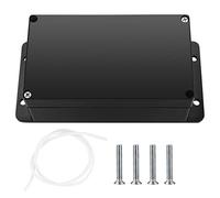 Boîte de jonction pour électronique, boîte de dérivation étanche IP65, boîte de distribution murale, boîte de projet électronique, boîte de connexion, avec oreilles (noir avec oreilles, 158x90x60mm)