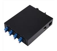 Boîte de jonction pour fibre optique à 4 ports, type rail