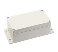 Boîte de jonction Powertool IP65 - Boîtier étanche pour instruments - Boîte de projet électrique ABS pour projets électroniques, unités d'alimentation (1 pièce, gris)