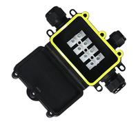 Boîte de jonction pratique et étanche - 8 organisateurs de câbles de 12 mm pour le sol - Câblage électrique - Évaluation des appareils - Boîte de surveillance extérieure