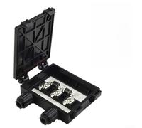 Boîte de jonction PV avec 2 diodes intégrées pour 50 W 120 W pour connexions de panneaux solaires DC 1000 V 6,5 A Courant nominal IP65 Certifié
