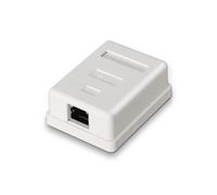 Boîte de jonction réseau - AISENS - Cat6 - RJ45 - F/UTP - Blanc - 1 prise