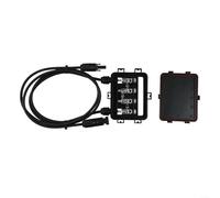 Boîte de jonction solaire double face étanche 180-300 W DC 1000 V IP65 Construction en plastique et métal pour une production d'énergie efficace avec une sécurité accrue
