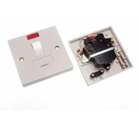 Boîte de jonction SPUR électrique fusionnée avec interrupteur et indicateur NEON, Coffret Electrique, Boitier Electrique