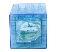 Boîte de Labyrinthe monétaire pour espèces drôle Maze Maze Box Blue Transluc