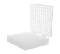Boîte de Lavage pour Flacons Autosampler 1, 5ml et 2ml, 100 Puits | Laboratoire, Compartiments Individuels Trous D’égouttage Rapide, Plastique Résistant aux Solvants