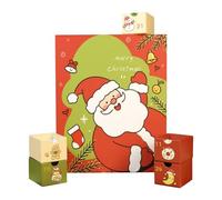 Boîte De L'avent De Noël - Adveille Du Calendrier Vide 2025 | Boîtes À Rebours Remplissables À 24 Grilles | Cas De Faveur Des Fêtes Pour Bonbons, Friandises, Bijoux, Bas De Stubages Et