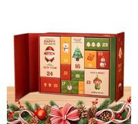Boîte De L'Avent De Noël - Calendrier De L'Avent Boîte Vide Boîtes Aveugle