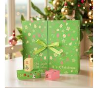 Boîte de l'Avent Noël - Calendrier vide pliable 24 jours 2025 pour adultes | Étui fait main pour décoration maison, salle à manger, bibliothèque, chambre, table, anniversaire, Halloween, fête des