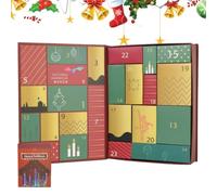 Boîte de l'Avent vide pour Noël Calendrier de l'Avent 12 jours | Boîte de Noël à remplir Pour la les la Maison Appartement Petits Cadeaux et Cadeaux de