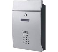 Boîte de Levage de Maison, boîte à suggestions par courrier électronique, Serrure on avec boîte aux Lettres, extérieur en métal galvanisé(C)