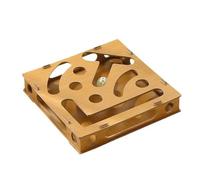 Boîte De Lime À Ongles for Chat, Jouet Interactif en Bois for Tous Les Âges, Lime À Ongles, Alternative sans Stress Aux Tondeuses Et Broyeurs, Papier De Verre À L'intérieur