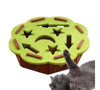 Boîte De Lime À Ongles pour Chat,Pierre à Griffes Interactive avec 2 Billes Clochettes | Coffret à Gratter Stimulant pour Chat,pour Soin des Chats d'Intérieur Canapé Coin Tapis