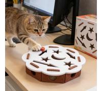 Boîte De Lime À Ongles Pour Chat, Taille Griffes Interactif Avec 2Balles À Clochette, Griffoir En Feutre EtBoîte De Puzzle Enrichissant, Boîte D'enrichissement De Puzzle Interactif À Gratter PourChat