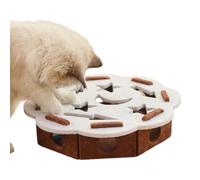 Boîte de limes à ongles pour chat - Grattoir en feutre - 30 x 30 x 7 cm - Puzzle interactif avec 2 balles de clochette - Jouet de toilettage d'intérieur pour chaton - Tapis de protection pour canapé
