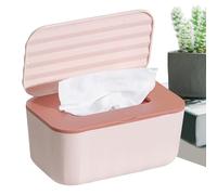 Boîte de lingettes humides de bureau - Distributeur scellé de grande capacité | Étui en papier de soie anti-poussière | Conteneur coulissant pour lingettes pour bébé, masques, papier hygiénique et