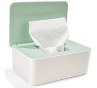 Boîte de Lingettes Humides Vert, Cheerhom Distributeur de Lingettes Humides pour Bébé, Boîte pour Papier Toilette Humide, Boîte de Lingettes Humides avec Couvercle