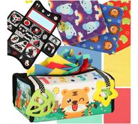 Boîte de lingettes sensorielles trieuse montessori mat 2in1