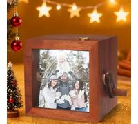 Boîte de livre de flipbook personnalisée avec lumière intégrée, album photo personnalisé à manivelle avec son et lumière, boîte d'amour personnalisée avec photos à l'intérieur