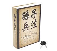 Boîte de livre Klanata avec compartiment caché The Art of War Dictionary & Secret Storage for Money Jewelry Cartes 8.7 x 5.9 x 1.7 pouces chinois avec un stockage sécurisé pour
