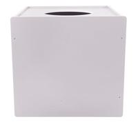 Boîte de Loterie Multifonction Blanche en PVC Porte-Cartes et Trou de 12 Cm, Facile à Utiliser, pour Dons et Mariages, Augmente L'interactivité Plaisir