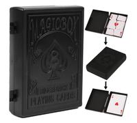 Boîte de magicien - Boîte d'accessoires d'illusion, accessoires de magicien de poker détachables | Idéal pour les débutants, apprentissage de tours, divertissement amusant, jouet de fête, prat