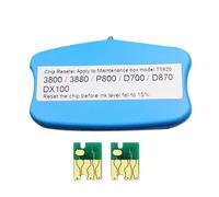 Boîte de maintenance C13T5820 T5820 avec réinitialisation de la puce de réservoir d'encre Compatible avec Surelab D700 Fuji DX100 P800 P808 Printers and Waste Ink Collector(Resetter with chip)