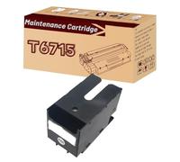 Boîte de Maintenance d'encre usagée Compatible T6715 PXMB7 pour Epson WF-4730 4740 4734 4830 4720 4820 3820 EC-4020 4030 4040 WF-C5710 Imprimante, réservoir de Collecte d'encre usagée 1 Combo Pack