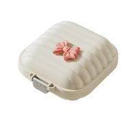 Boîte de médecine hebdomadaire Plastique Mini portable Scellant Terre 7 jours Organisateur Conteneur pour voyage de voyage en plein air Randonnée (Decoration de l'arc S longueur 8 cm / 3,1 pouces)