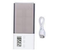 Boîte de médecine numérique avec alarme Smart Rappel Organisateur de médicaments électroniques pour voyager Conception compacte légère USB ABS RECHARGable PC PP Matériau 210G