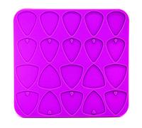 Boîte de médiators faits à la main en silicone pour guitare, basse, porte-clés, pendentif, outils de bricolage, chaîne et boucles d'oreilles