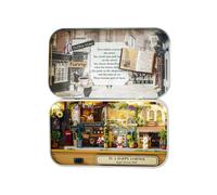 Boîte De Meubles De Maison De Poupée À Thème Nostalgique, Scène Miniature En Bois, Puzzle, Jouet, Notes De Campagne, Série Q