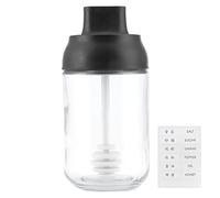 Boîte de miel, pot de stockage en verre de 250 ml avec cuillère et couvercle distributeur de crémier d'originalité distributeur de sucre verseur pour la cuisine à domicile