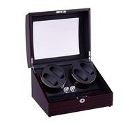 Boîte de montre Automatic Watner Winder Automatic Wather Box Box fait à la main en bois avec peinture de piano et moteur silencieux 5 Mode de rotation Écoute d'enroulement pour boîtier de montre
